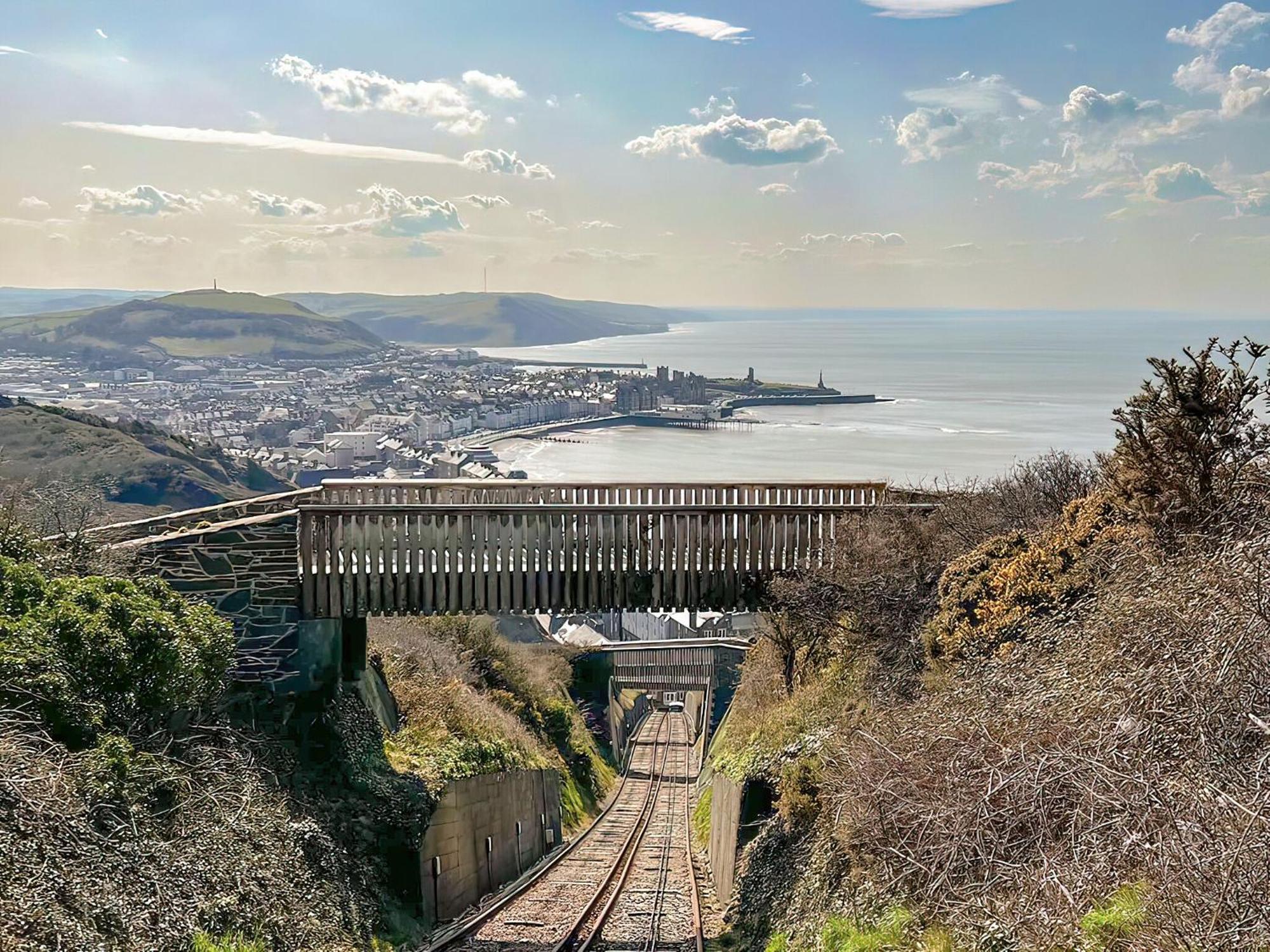 Cliff Railway Apartment Aberystwyth Eksteriør bilde